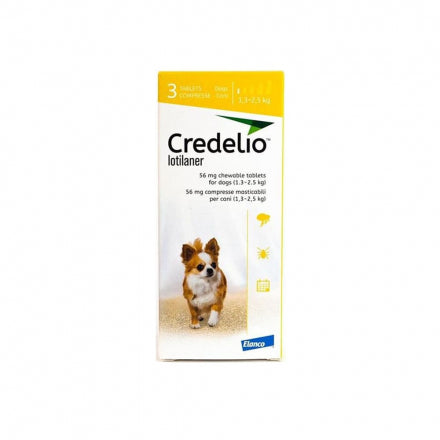 Credelio 56,25 mg perros 1,3-2,5 kg