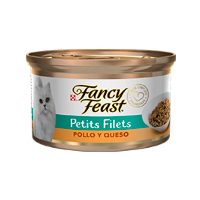Fancy Feast lata petits pollo y queso x 85 gr|Purina