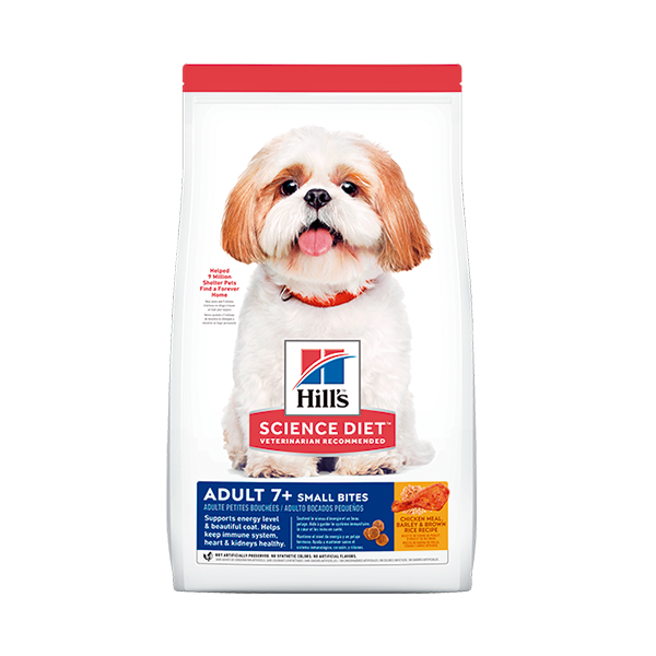 Hills perro adulto mayor (7+) raza pequeña x 5 lb|Hills