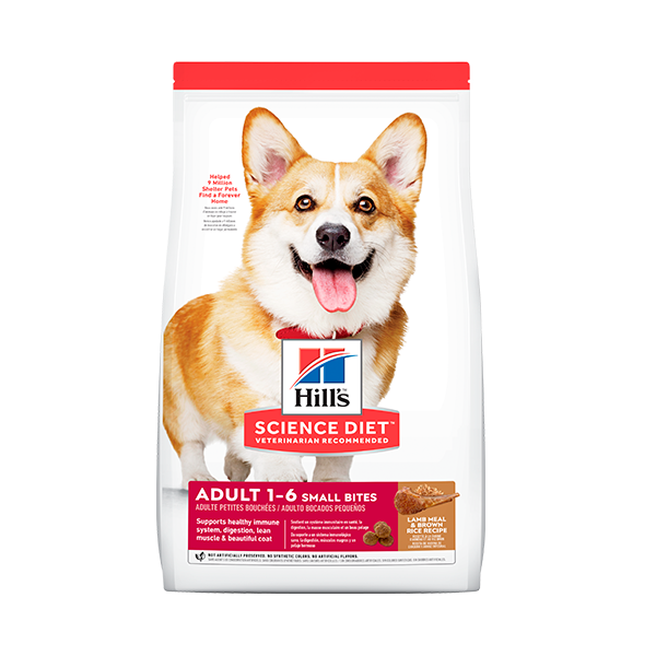 Hills perro adulto raza pequeña cordero y arroz x 4.5 lb|Hills