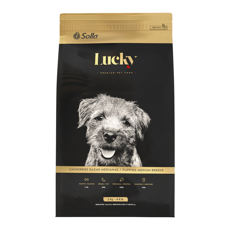 Lucky cachorros raza mediana - Nutrición Mascotas y Animales - Tierragro Colombia (5736376860822)