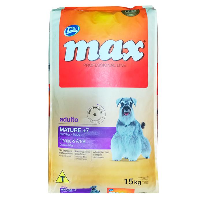 Max adulto mayor (7+) pollo y arroz x 15 kg|Total Max