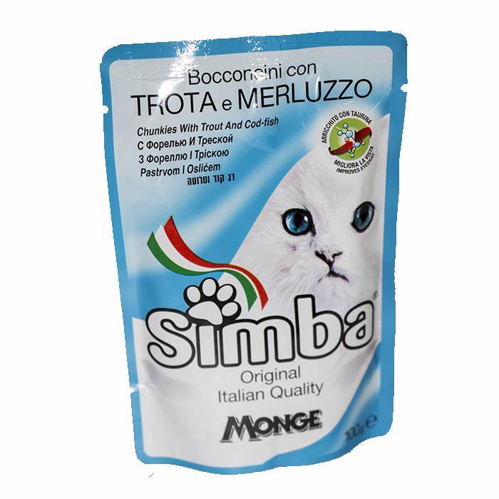 Simba Cat Trucha x 100 gr|Inversiones Ala