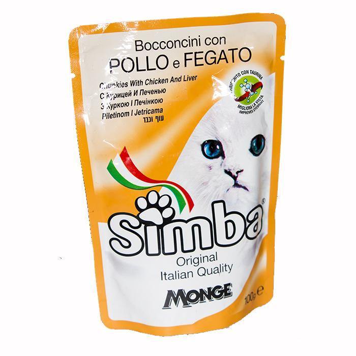 Simba Cat Pollo x 100 gr|Inversiones Ala