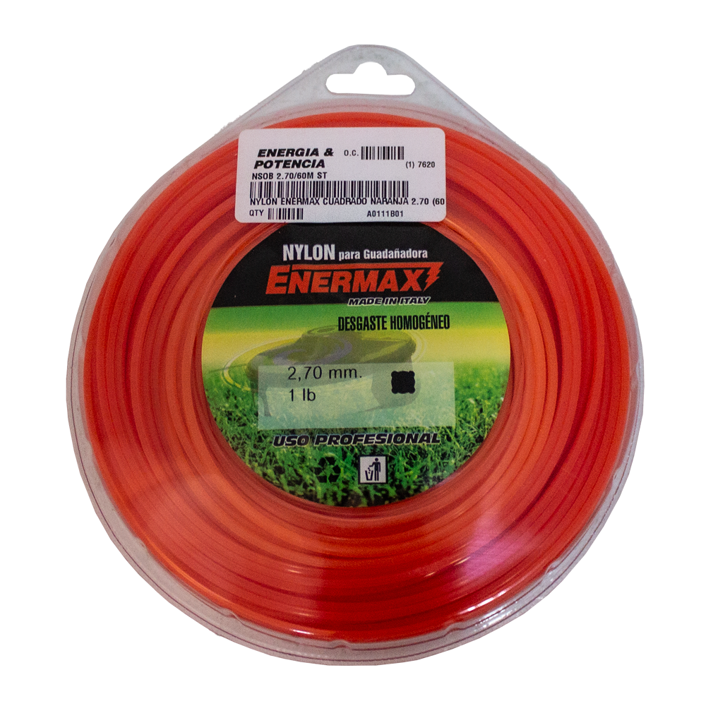 Nylon Para Guadañadora 2.70 Mm 60 Mts