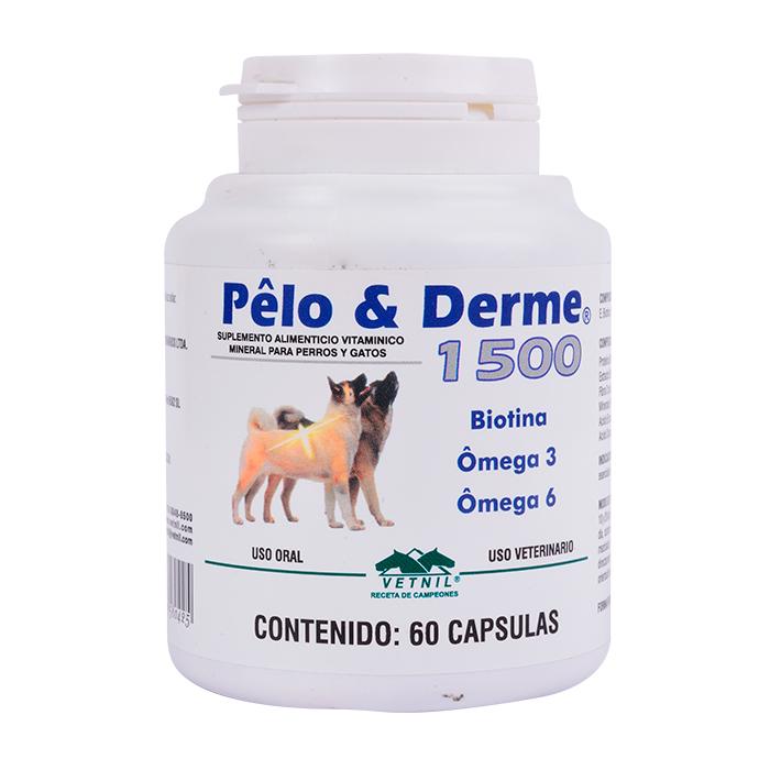 Pelo y derme 1500 - 60 Tabletas|Vetnil