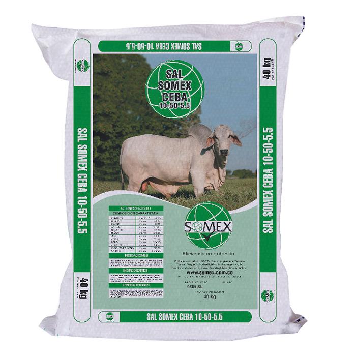 Sal Somex Ceba 10-50-5.5 x 40 kg|Somex