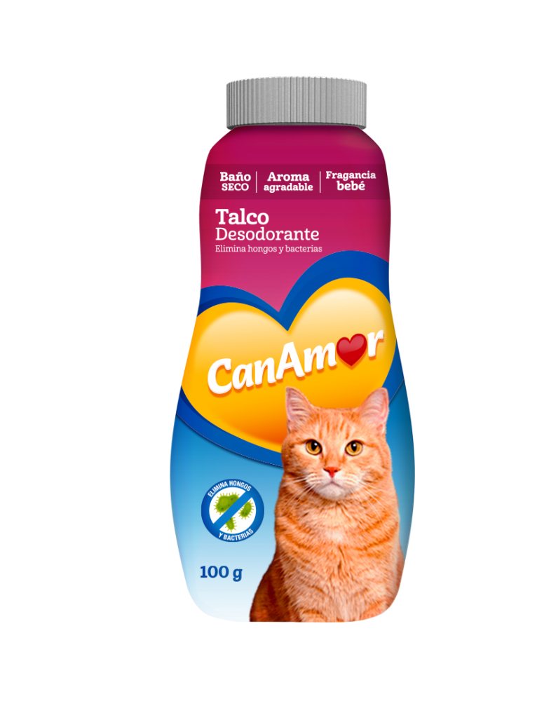 Talco desodorante gato 100 grs|Canamor