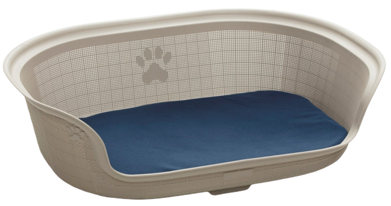 Casa para perro taupe