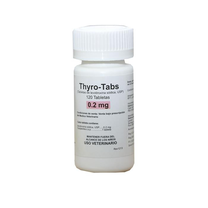 Thyro Tabs perro x 0.2 mg|Lloyd