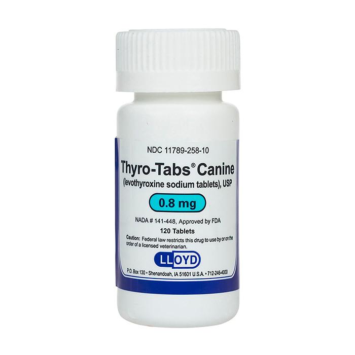 Thyro Tabs perro x 0.8 mg|Lloyd